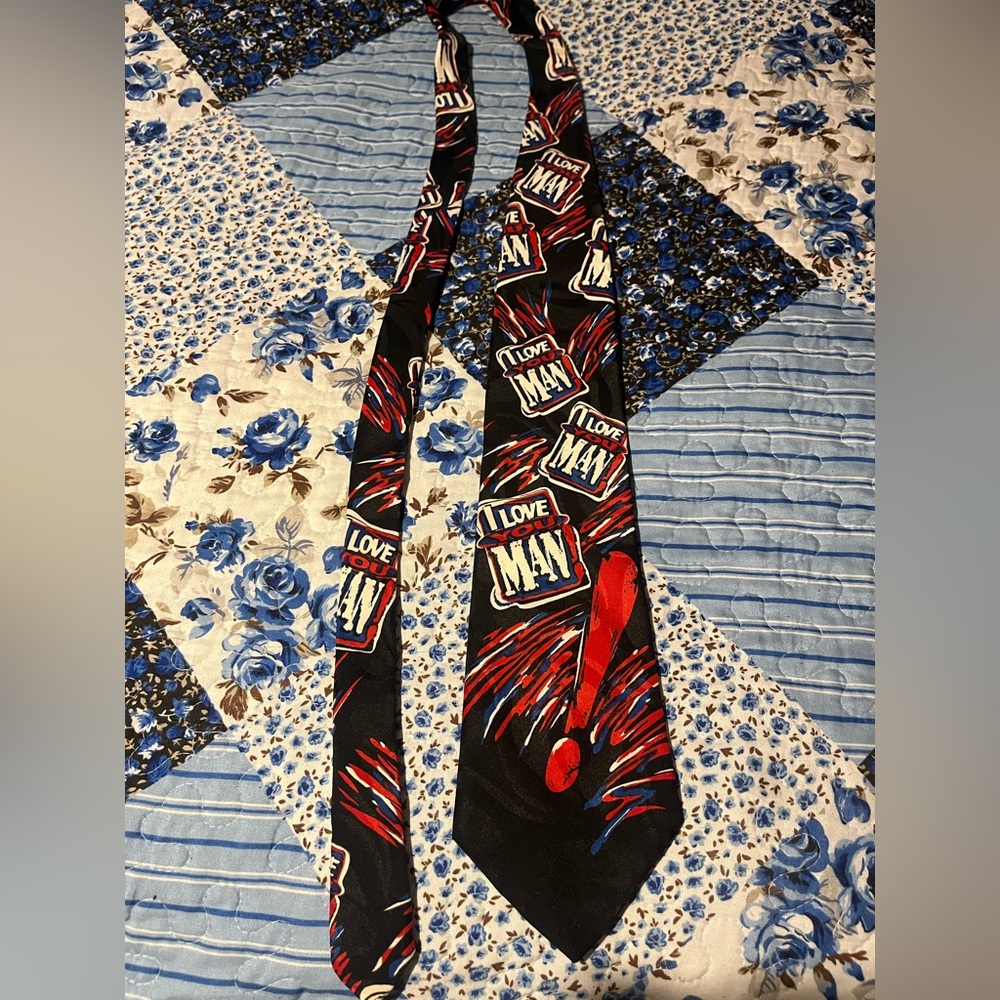 Vintage Budlight Tie I Love You Man from 1996